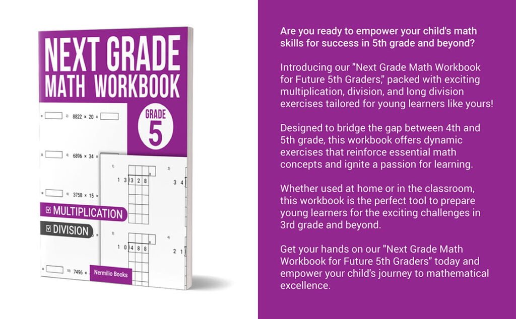 next grade math workbook grade 4-5 multiplication division