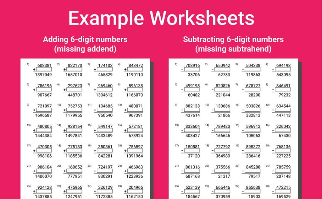 advanced math workbook grade 6