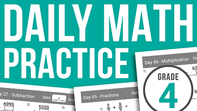 daily math practice workbook 4