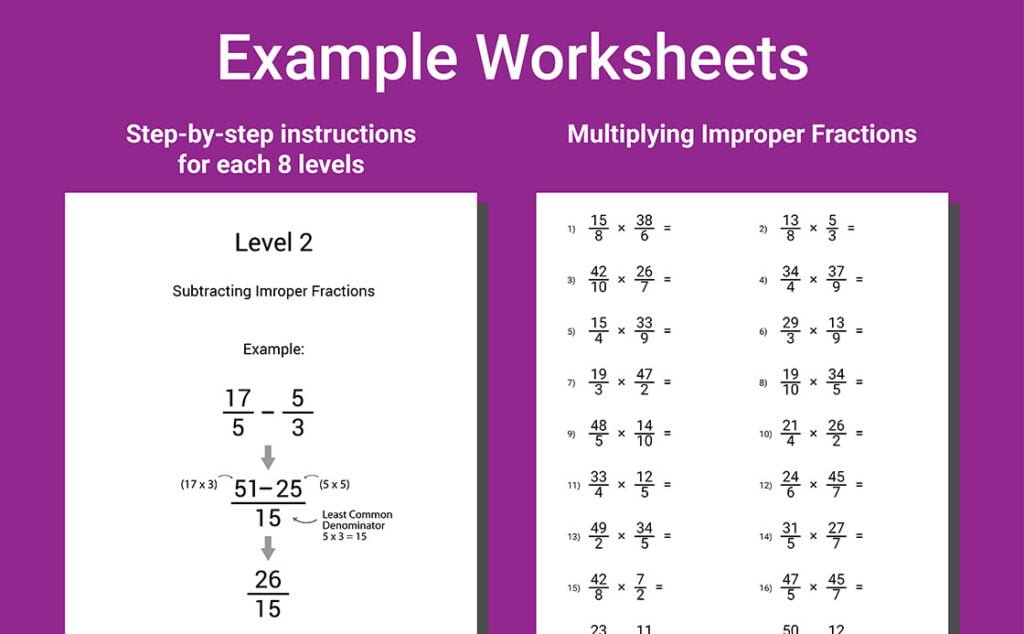 fractions and decimals workbook grade 5