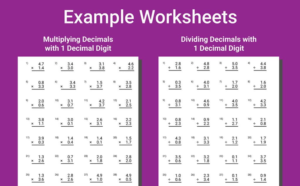 fractions and decimals workbook grade 5