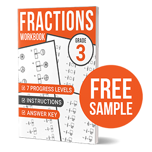 fractions workbook grade 3