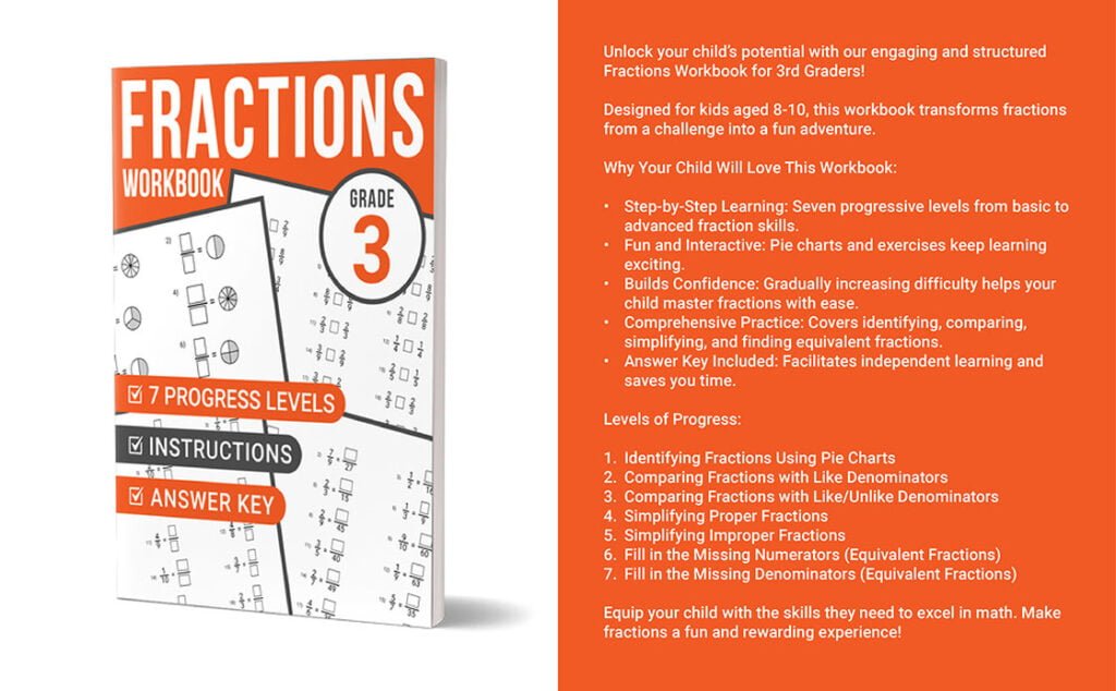 fractions workbook grade 3