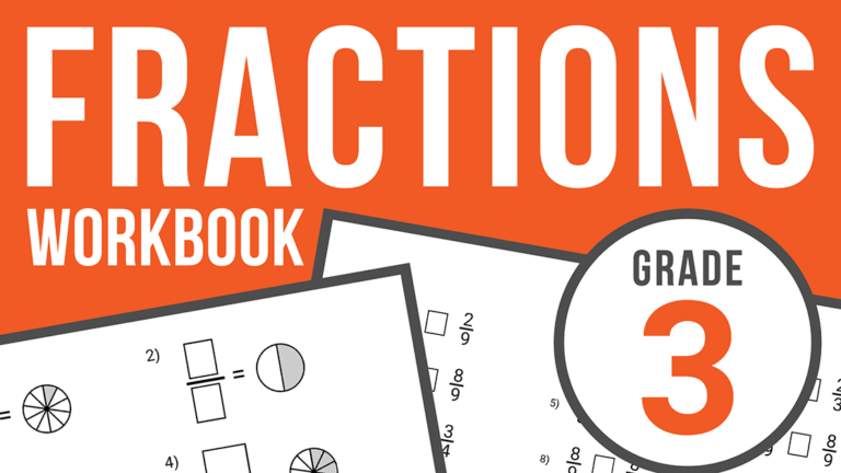 fractions workbook grade 3