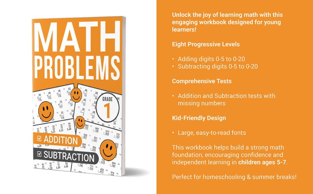 math problems workbook grade 1