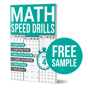 math speed drills workbook 4