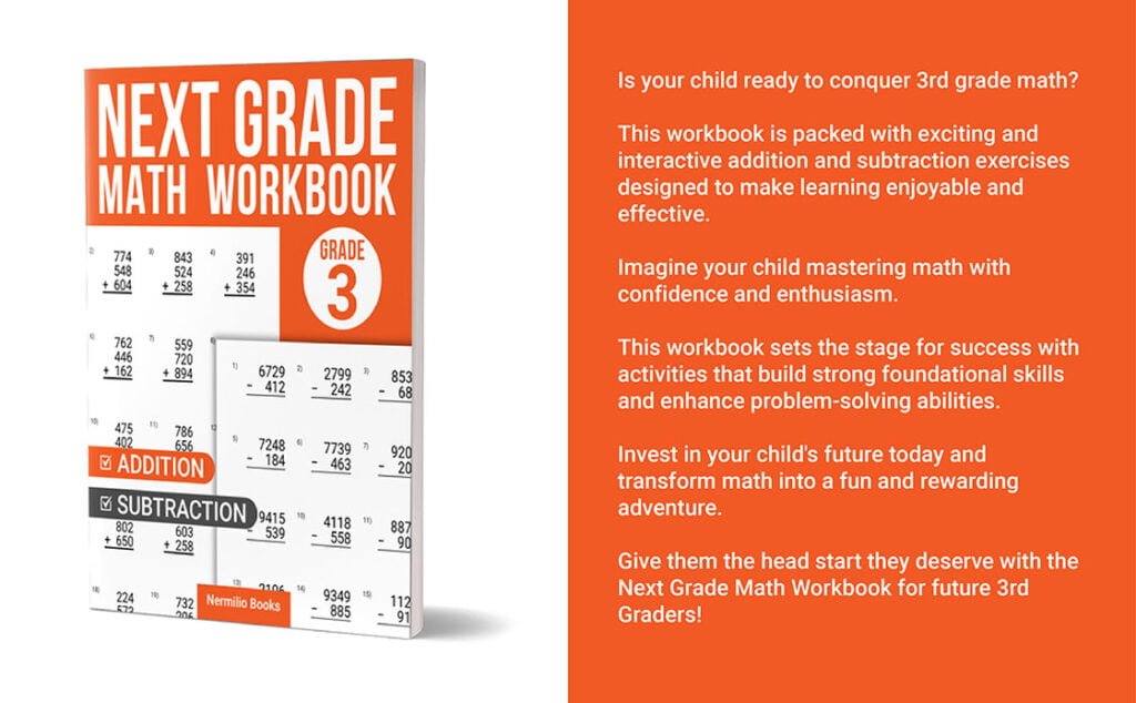next grade math workbook grade 2-3 addition subtraction