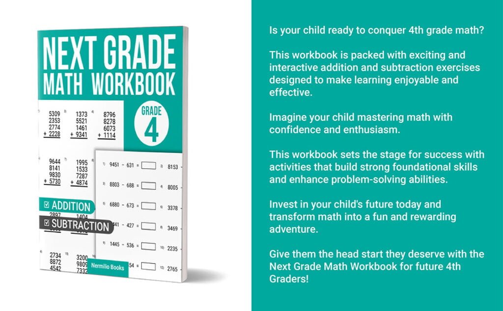next grade math workbook grade 3-4 addition subtraction