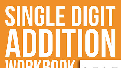 single digit addition workbook