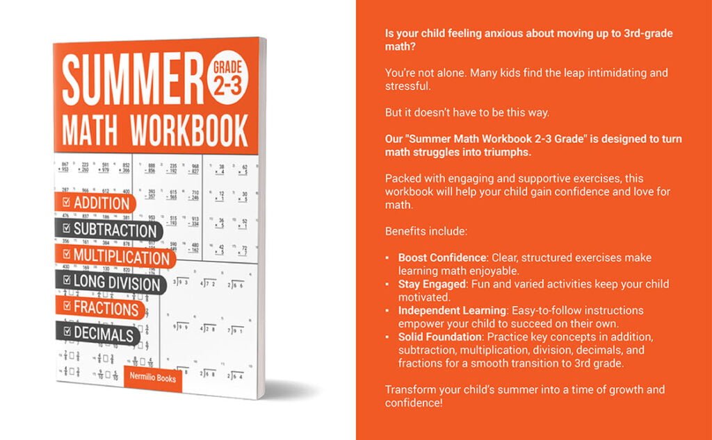 summer math workbook grade 2-3