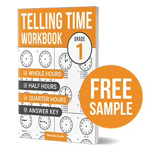 telling time workbook grade 1