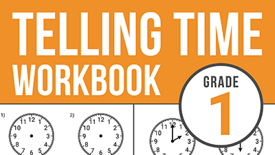 telling time workbook grade 1