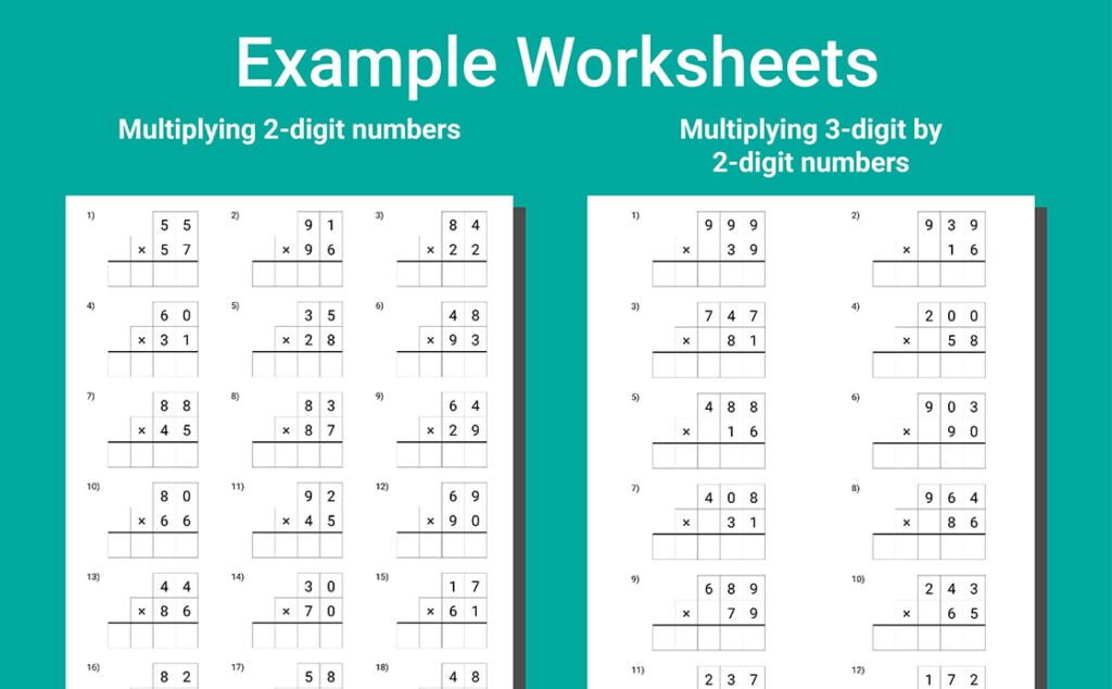 times tables workbook grade 4