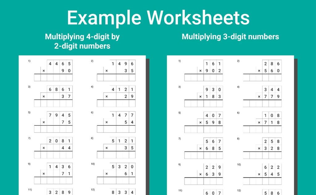 times tables workbook grade 4
