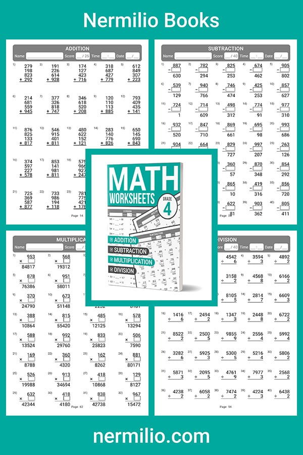 4th grade math worksheets