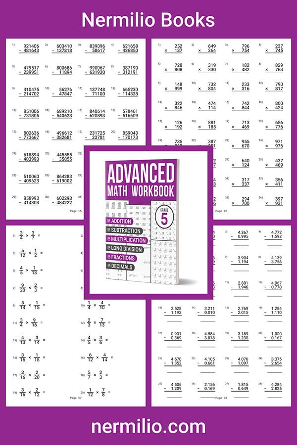 advanced math workbook grade 5