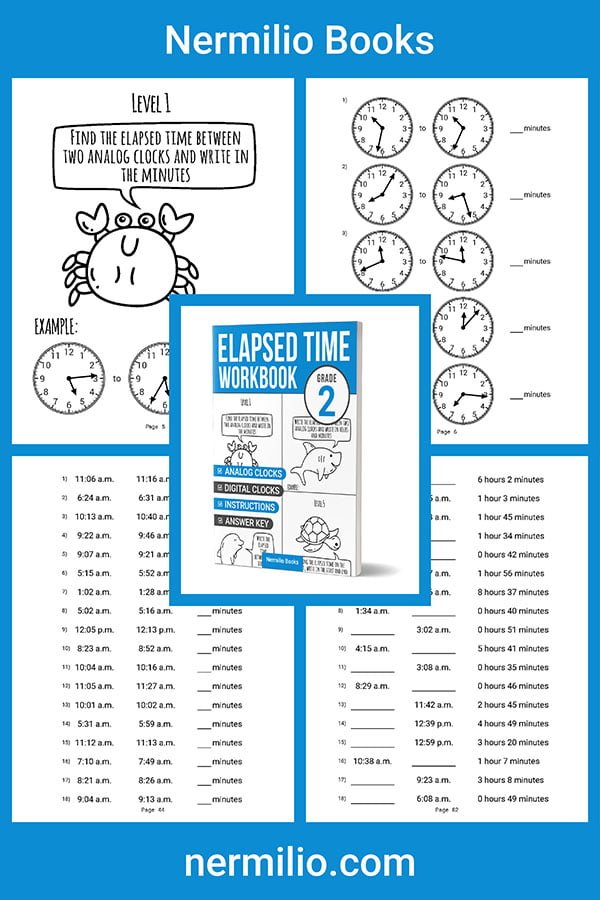 elapsed time workbook grade 2