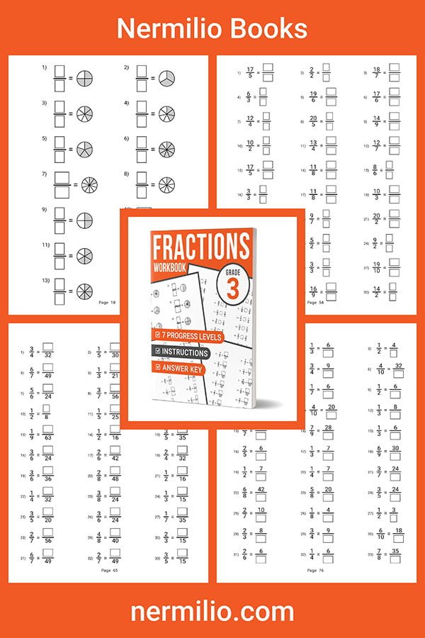 fractions workbook grade 3