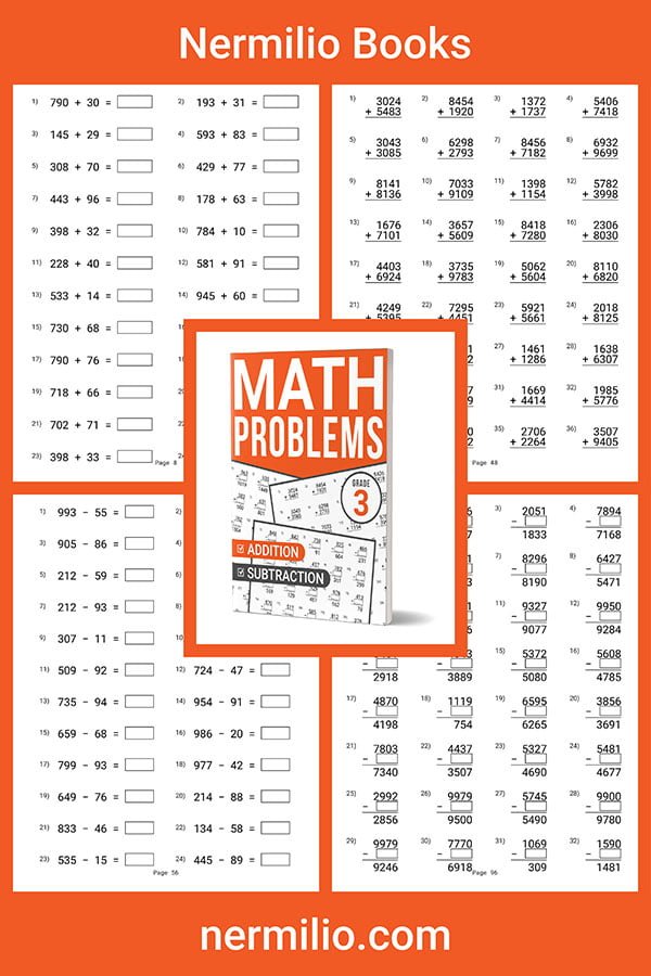 math problems workbook grade 3