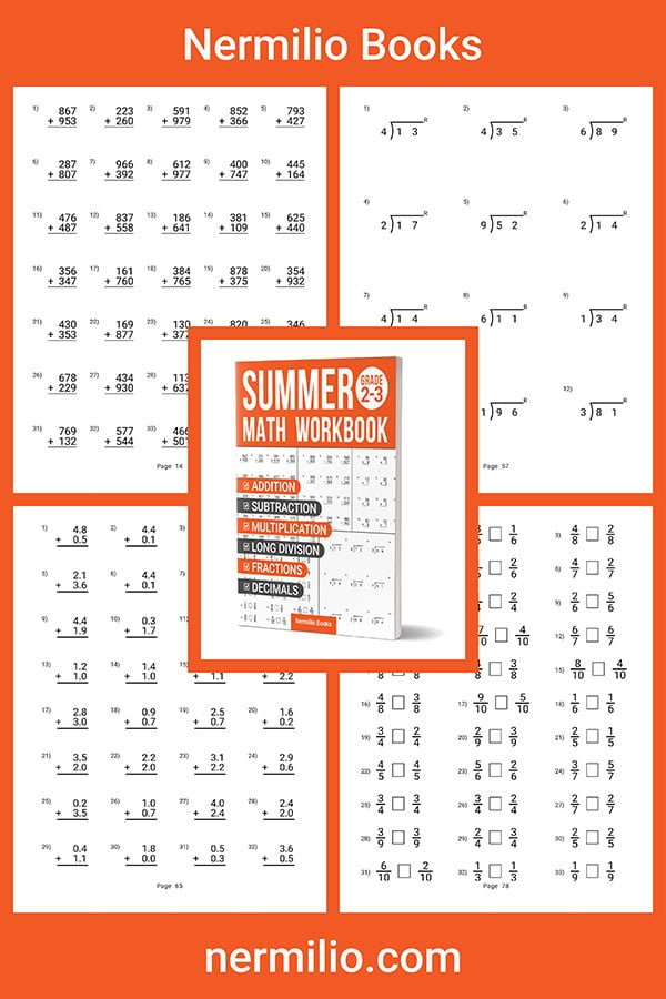 summer math workbook grade 2-3