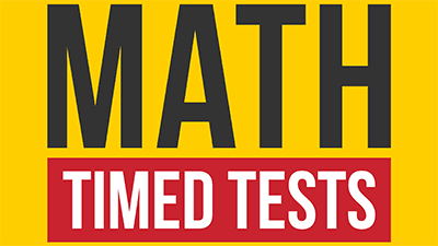 Math Timed Tests Workbook for Adults